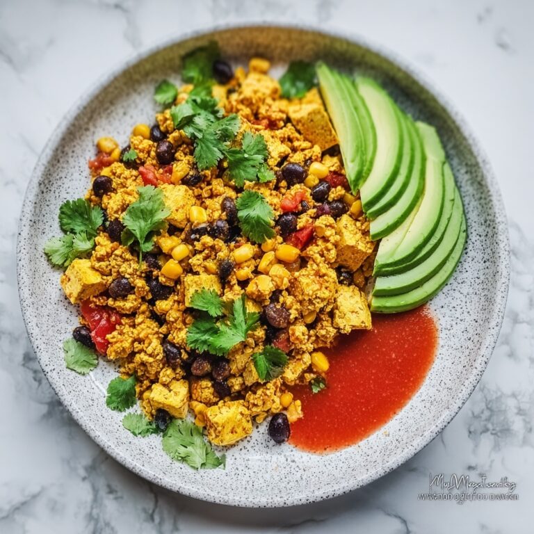 Tofu Scramble with Black Beans and Corn Recipe