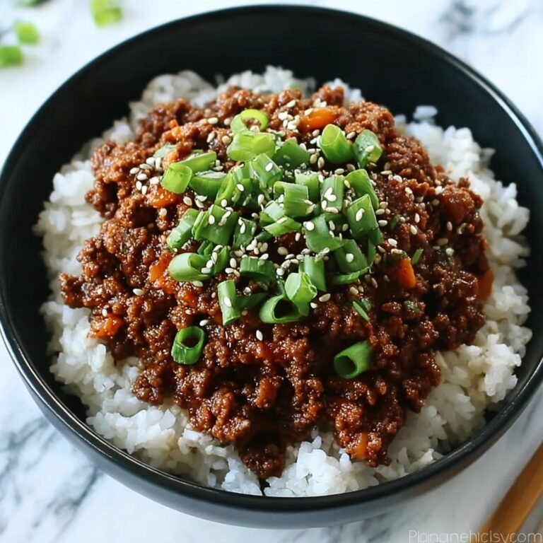 Korean Ground Beef Bowl Recipe
