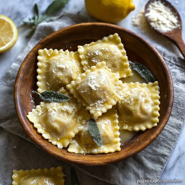 Vegan Lemon Ricotta Ravioli Recipe
