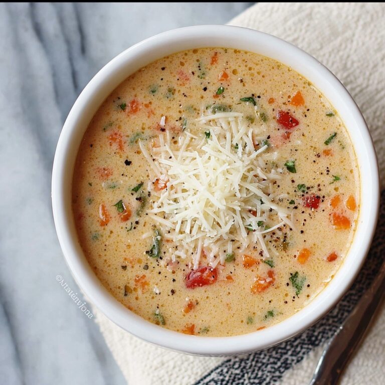 Tomato Basil Parmesan Soup Recipe
