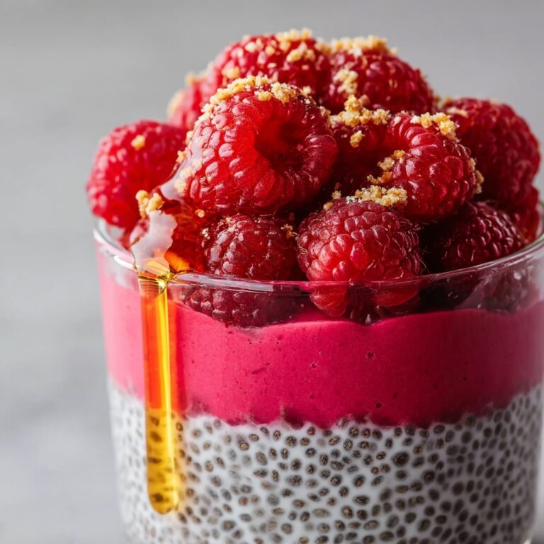 Raspberry Chia Pudding with Maple Syrup Recipe